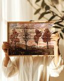 Egon Schiele - Vier Bäume