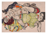 Egon Schiele - Sich liebende Frauen