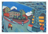 Ernst Ludwig Kirchner - Eisenbahnüberführung Löbtauer Straße in Dresden