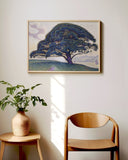 Landschafts-Gemalde Baum in Landschaft Impressionismus