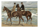 Max Liebermann - Zwei Reiter am Strand