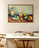 Paul Cézanne - Stillleben, Krug und Früchte