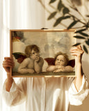 Raphael - Sixtinische Madonna, zwei Engel