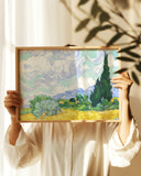 Vincent van Gogh - Weizenfeld mit Zypressen