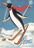 Vintage Stoos Pinguin Poster