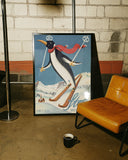 Vintage Stoos Pinguin Poster