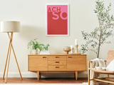 ACH SO - Slogans & Sprüche Poster