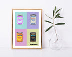 Banksy - Museum-Poster II Pop-Art Dosen Tomato Soup