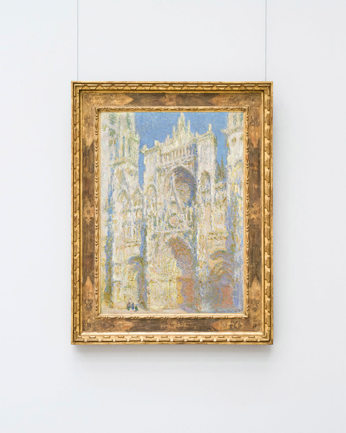 Claude Monet - Kathedrale von Rouen, West-Fassade, Sonnenlicht (1894)