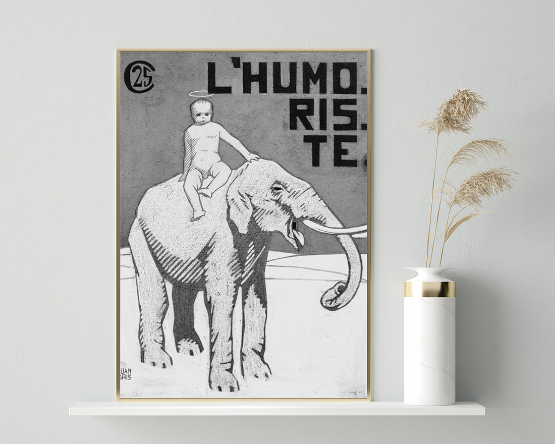 Juan Gris - Sitzender Engel (Cover-Design für "L'Humoriste")