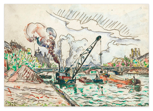 Paul Signac - PARIS, LE PONT DES SAINT-PÈRES Hover Image