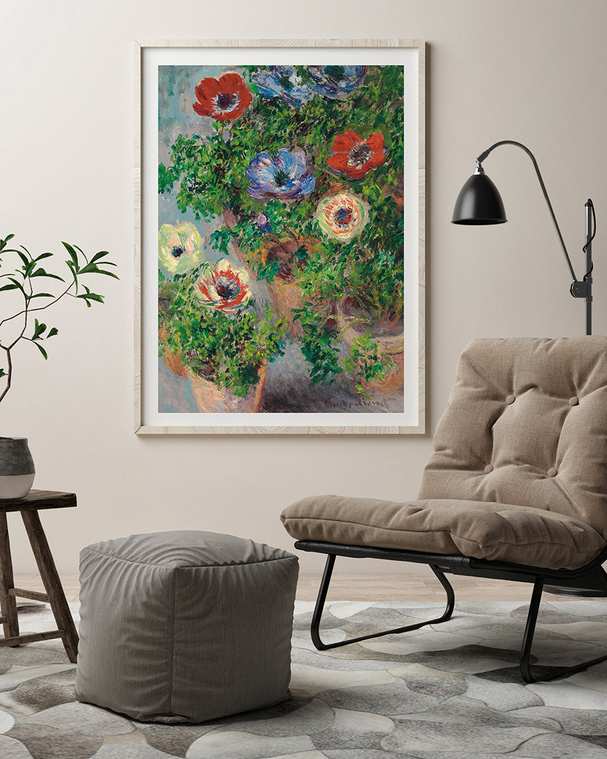 Claude Monet - Anemonen im Topf