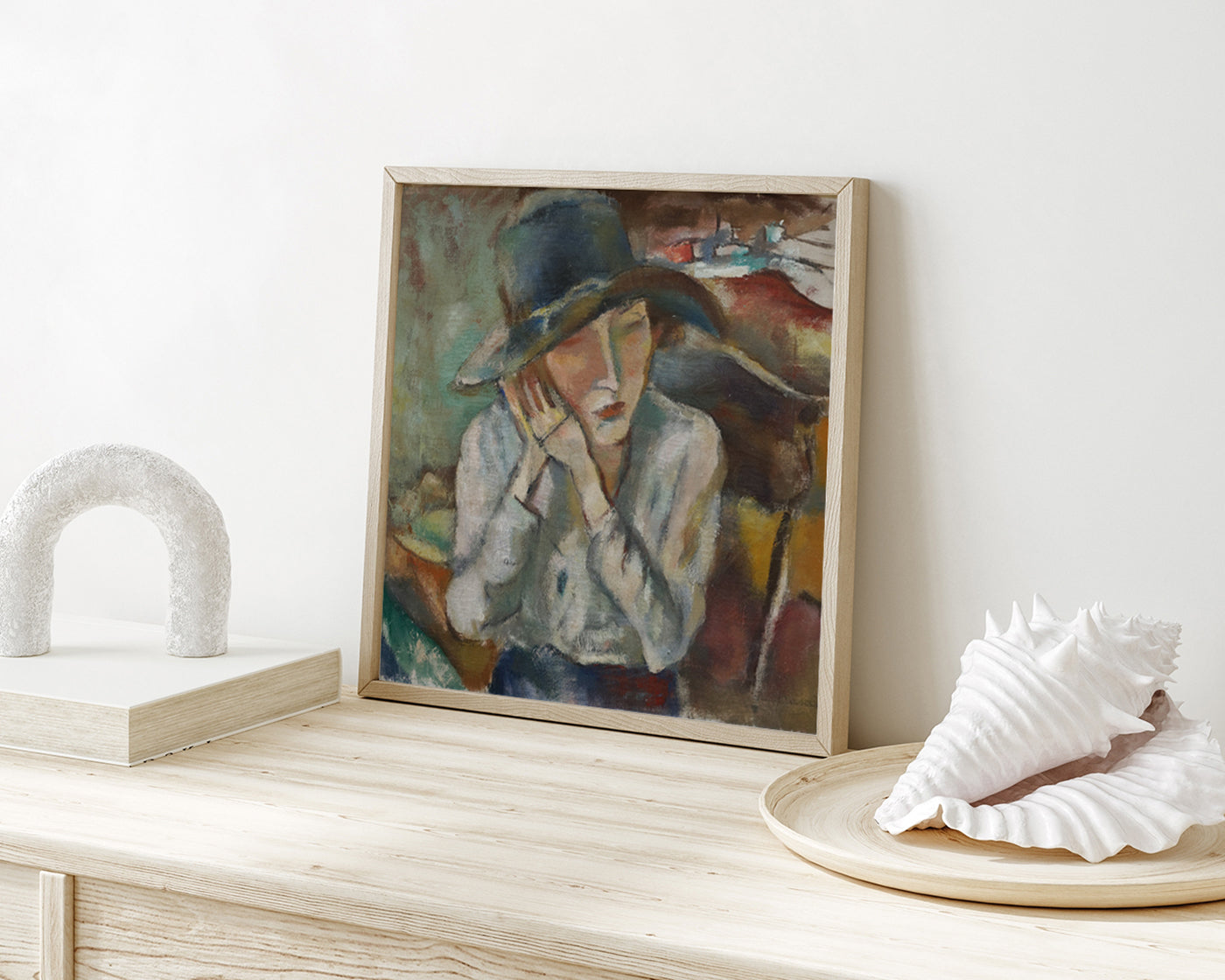 Jules Pascin - Frau mit Hut