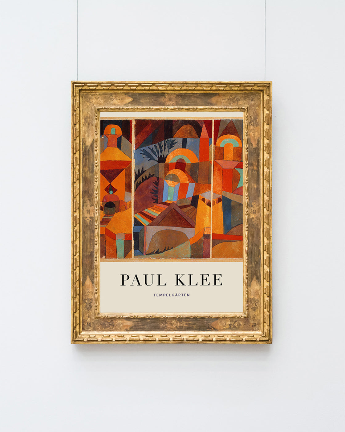 Paul Klee - Museum-Poster Tempelgärten