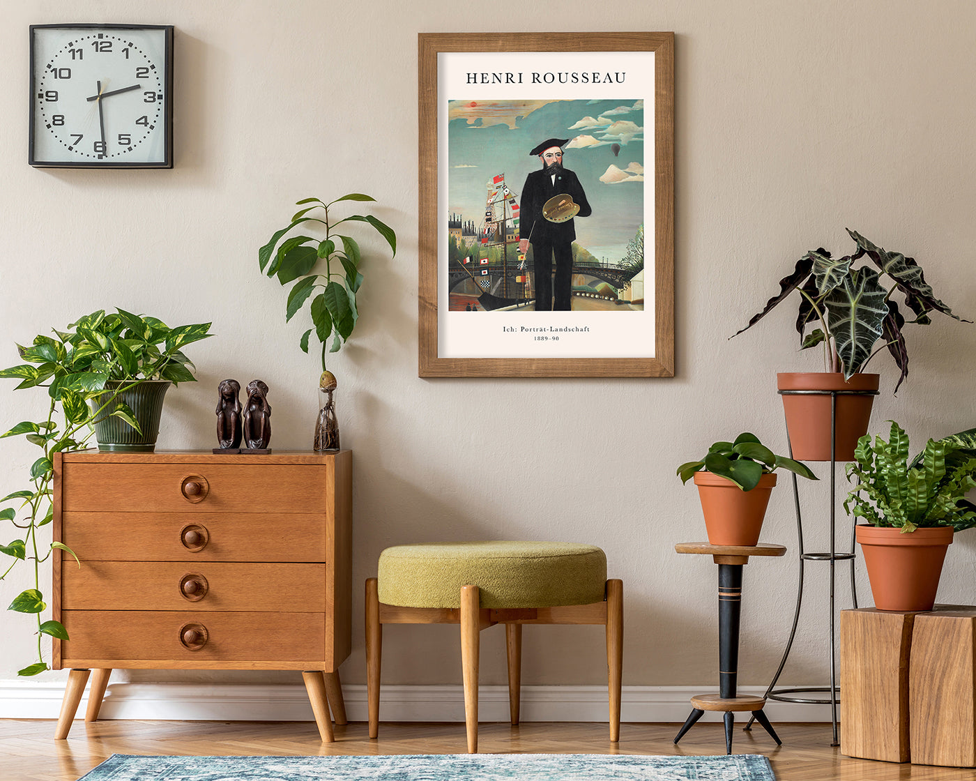 Henri Rousseau - Museum-Poster Ich: Portät-Landschaft