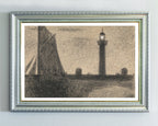 Georges Seurat - Der Leuchtturm von Honfleur