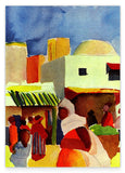 August Macke - Markt in Tunis