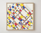 Piet Mondrian - Victory Boogie Woogie - Bunte Formen
