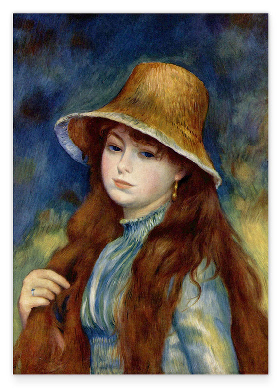 Pierre-Auguste Renoir - Mädchen mit Strohhut Hover Image