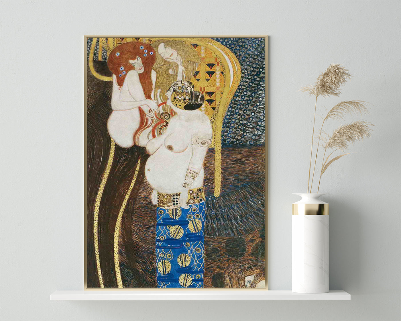 Gustav Klimt - Beethovenfries (rechter Teil) (1901)