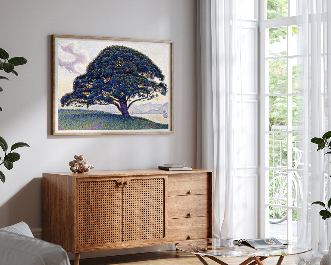 Landschafts-Gemalde Baum in Landschaft Impressionismus