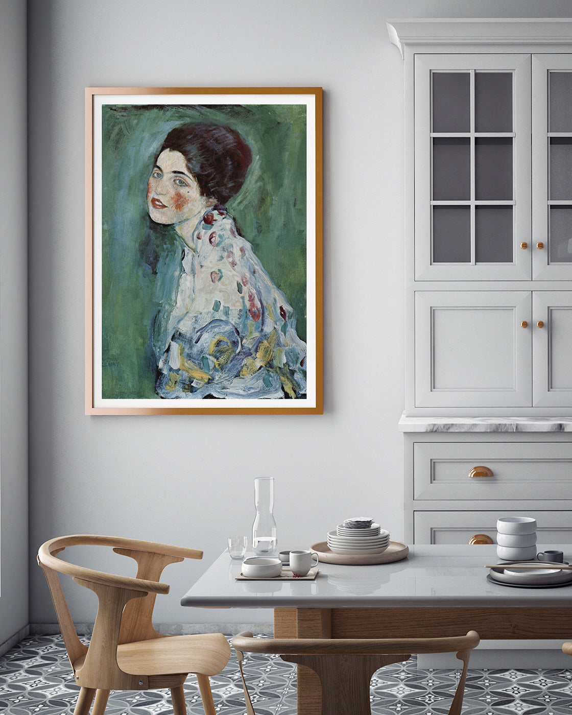 Gustav Klimt - Bildnis einer Frau (1917)