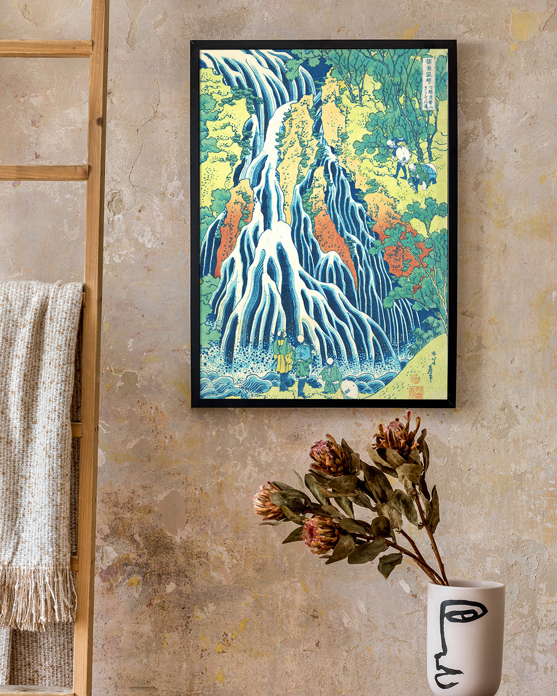 Katsushika Hokusai - Kirifuri-Wasserfall am Kurokami-Berg in Shimotsuke