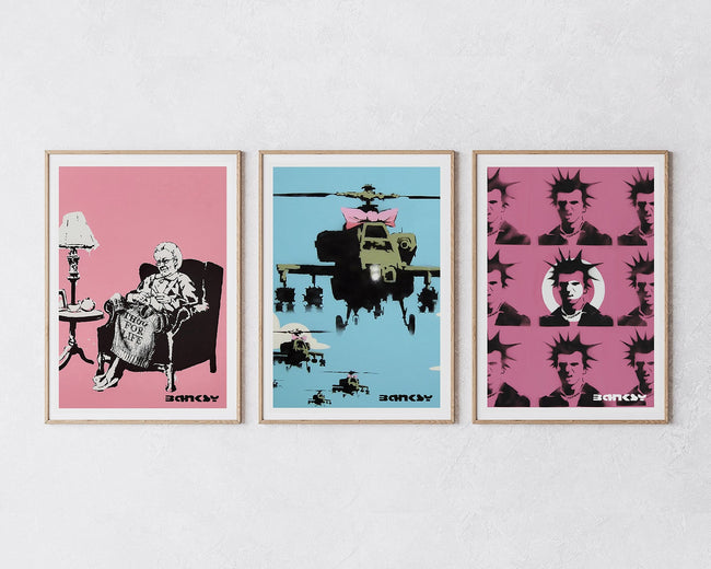 Set aus 3 Postern: "Gesellschaftskritik" Hover Image