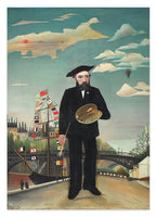 Henri Rousseau - Selbstbildnis mit Palette