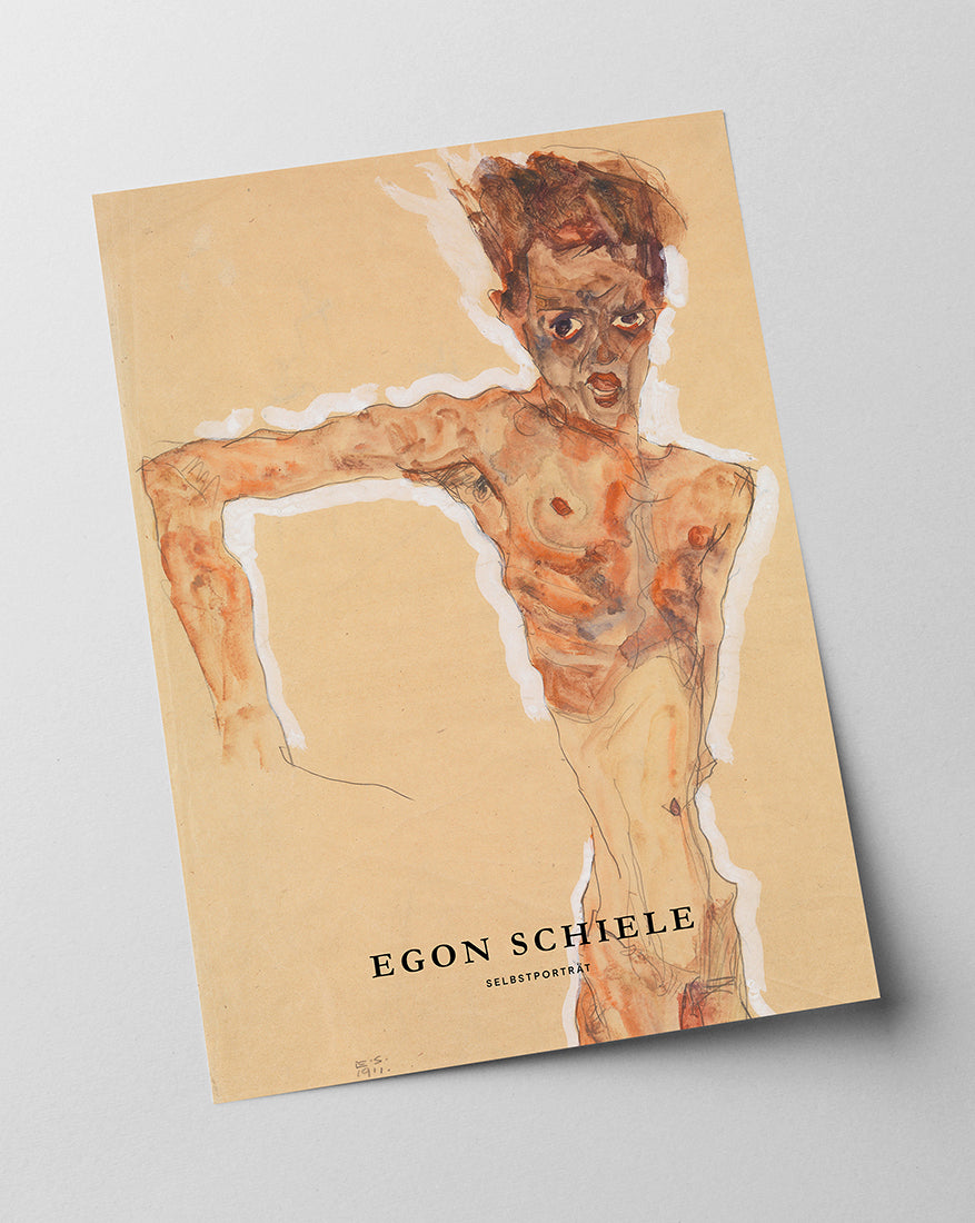 Egon Schiele - Museum-Poster Selbstportät