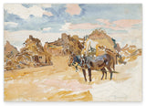 John Singer Sargent - Maultiere und Ruinen