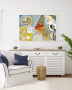 Robert Delaunay - "Luft, Eisen und Wasser"-Studie