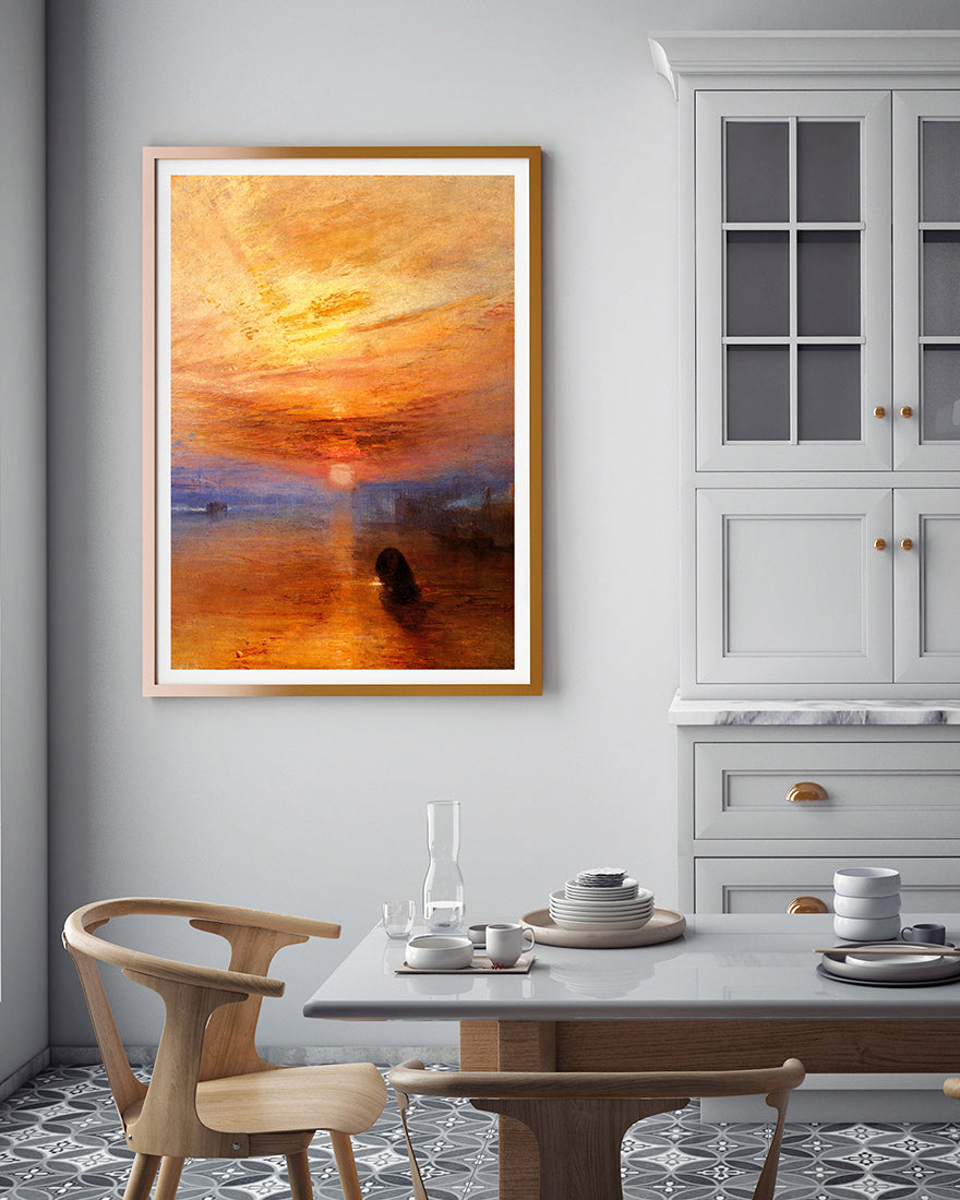 William Turner - The fighting Temeraire tugged to her last Berth to be broken up