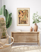 Alfons Mucha - Bohemian women with instrument