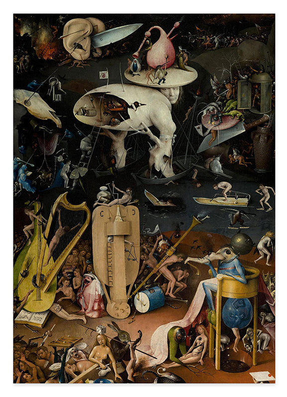 Hieronymus Bosch - Der Garten der Lüste (1490/1510) - Rechte Tafel Hover Image
