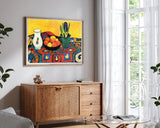 August Macke - Stillleben Still Life Hyacinths Carpet