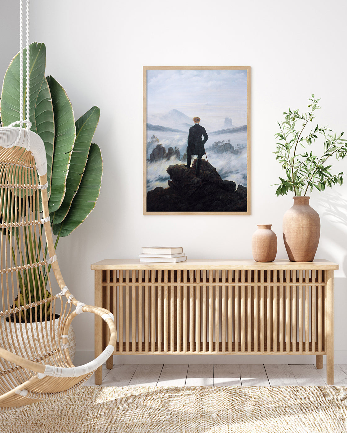 Caspar David Friedrich - Wanderer über dem Nebelmeer