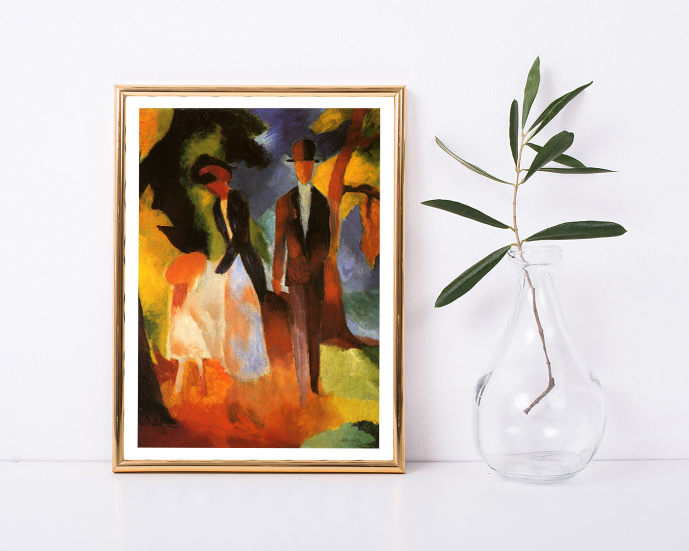 August Macke - Leute am blauen See