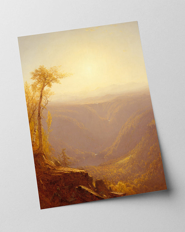 Sanford Robinson Gifford - Eine Schlucht in den Bergen (Kauterkill Gewürznelke) Main Image