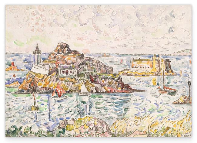 Paul Signac - Morlaix, Eingang des Flusses Hover Image