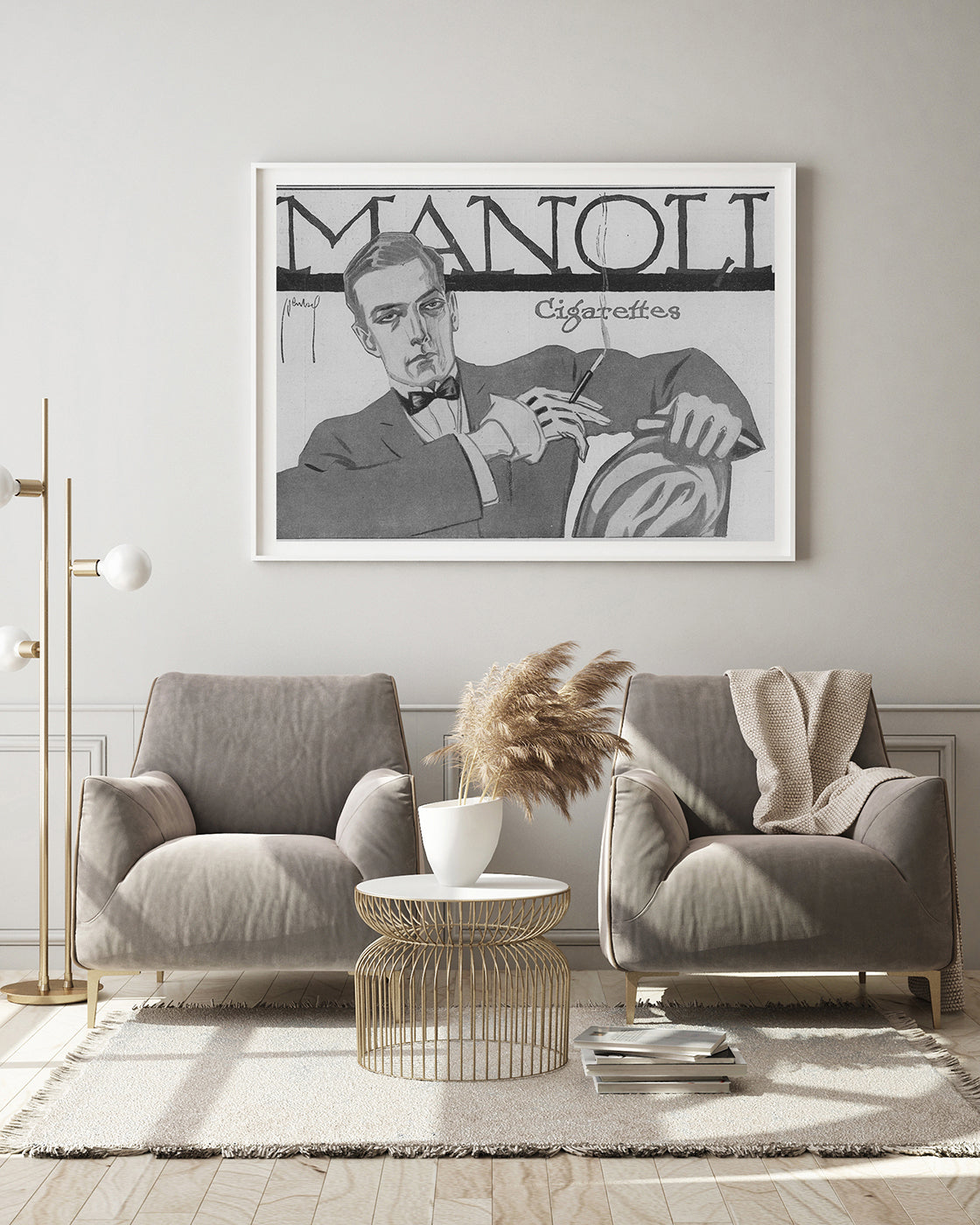 Ernst Deutsch-Dryden - Manoli Cigarettes - Werbung