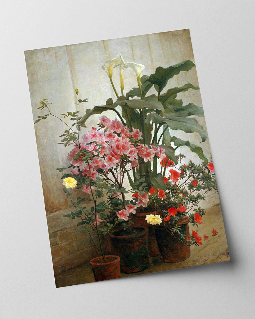 George Cochran Lambdin - Seite eines Gewächshauses