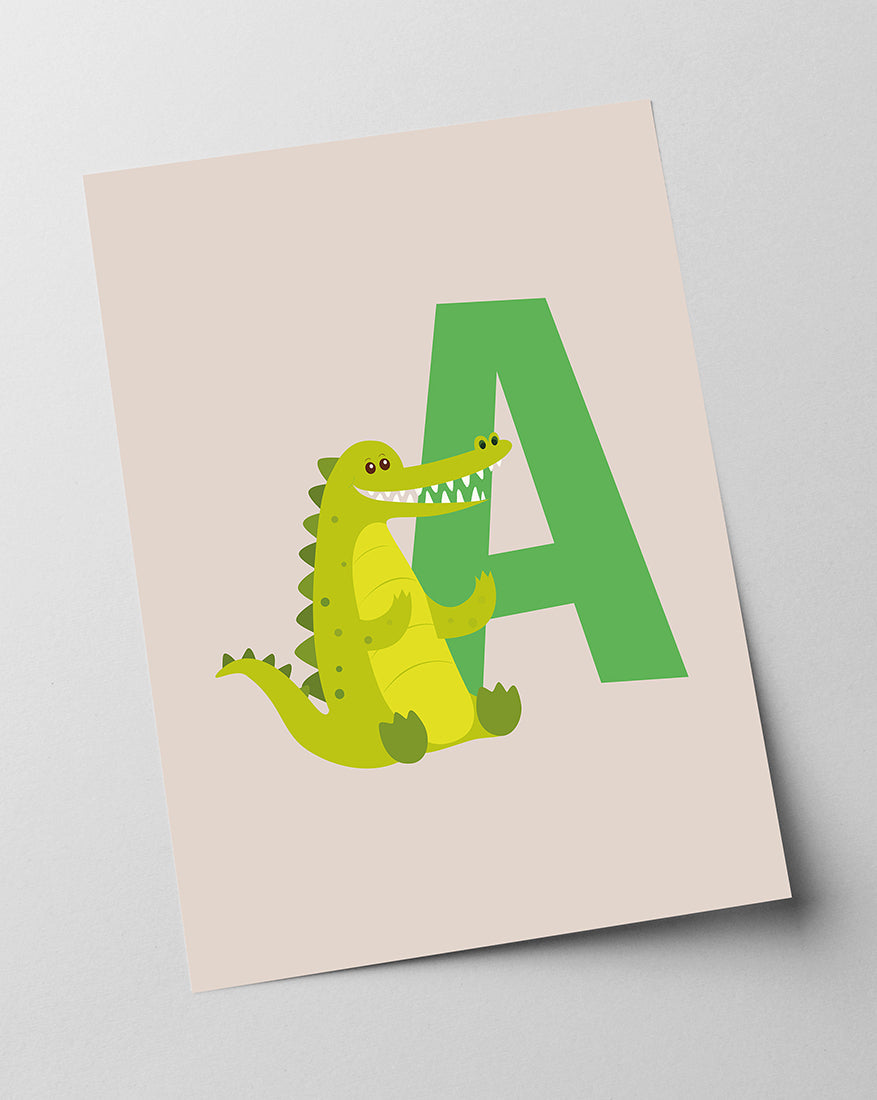 A wie Alligator, ABC Lernen