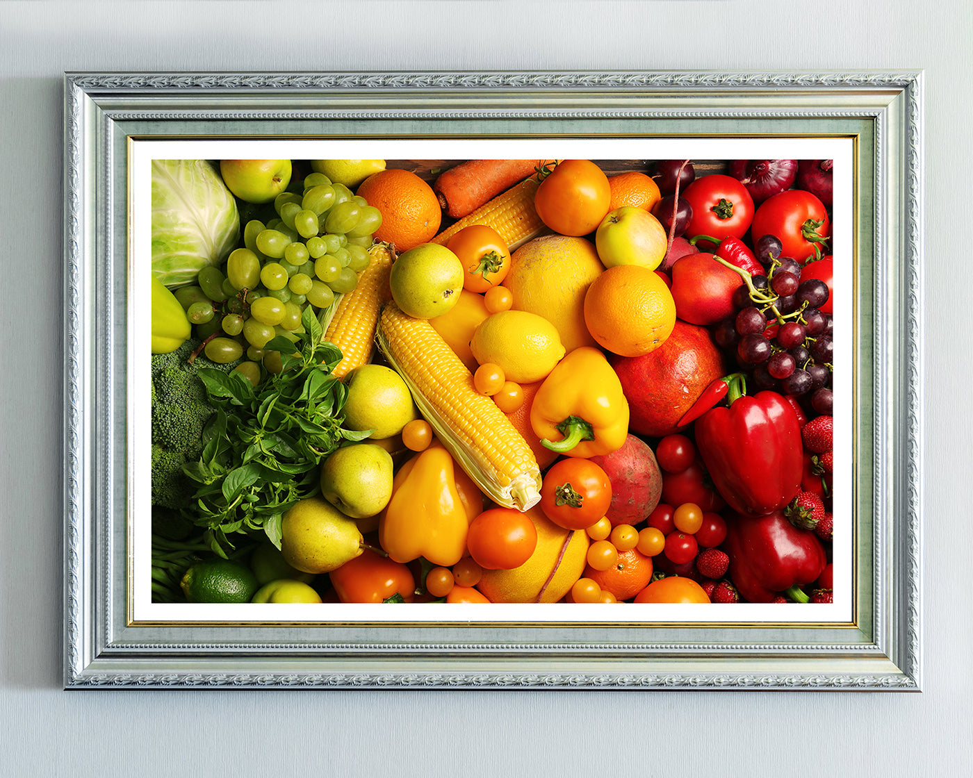 Buntes Obst und Gemüse