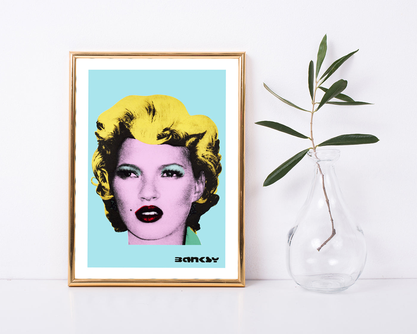 Banksy - Museum-Poster Kate Moss im Pop-Art Stil von Marilyn Monroe