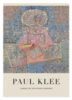 Paul Klee - Museum-Poster Junge im schicken Gewand