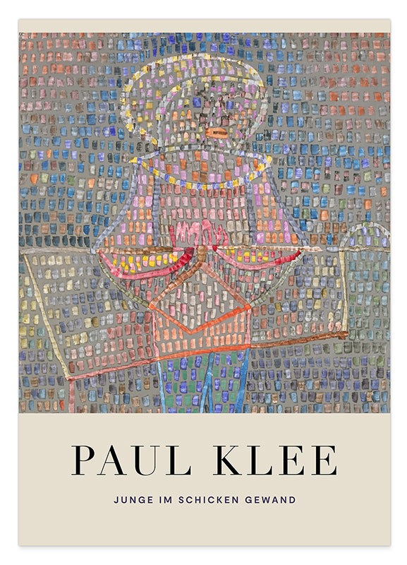 Paul Klee - Museum-Poster Junge im schicken Gewand