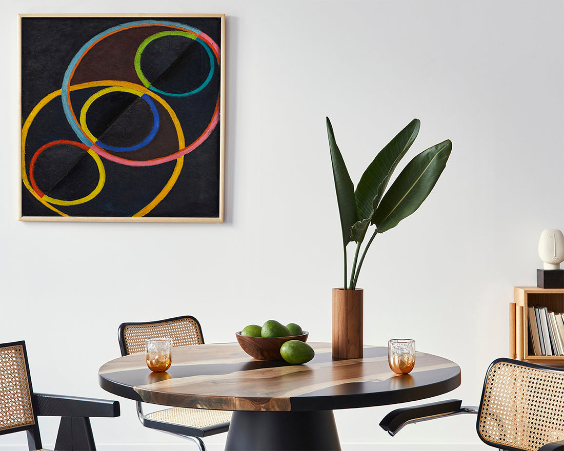 Robert Delaunay - RELIEF NOIR AVEC DES CERCLES DE COULEUR