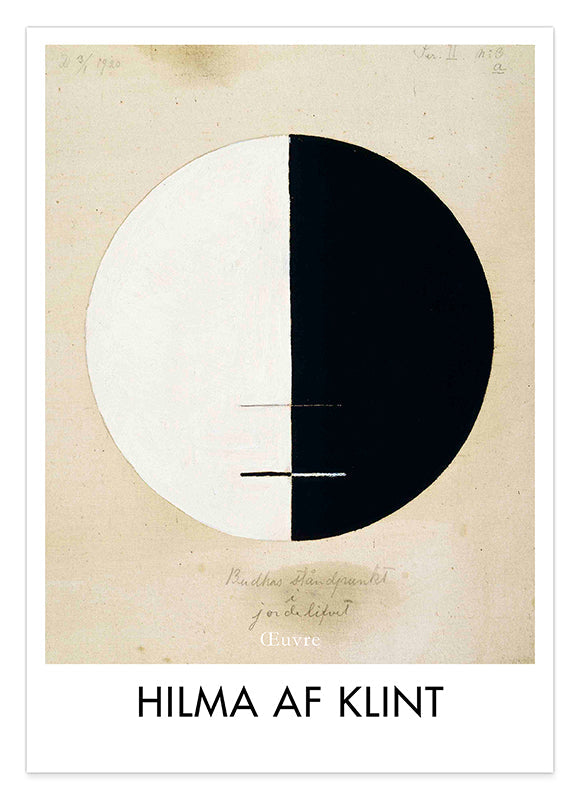 Hilma af Klint - Museum-Poster II Buddha's Standpunkt im irdischen Leben, Nr. 3a Hover Image