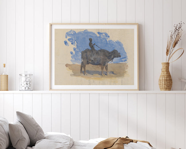 John Singer Sargent - Junge auf Wasserbüffel (aus Sammelalbum) Main Image